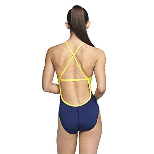 Speedo Womens Swimsuit One Piece Endurance+ Cross Back Solid Adult Team Colors