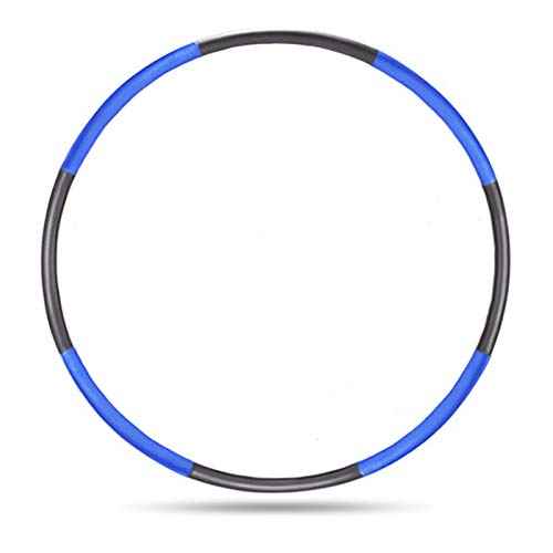 Auoxer Fitness Exercise Weighted Hoops, Lose Weight Fast by Fun Way to Workout, Fat Burning Healthy Model Sports Life, Detachable and Size Adjustable Design