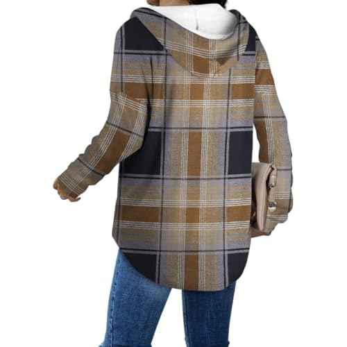 Bofell Womens Fashion Tops Hoodies for Women Pullover Oversized Sweatshirts Long SLeeve Shirts Loose Fit