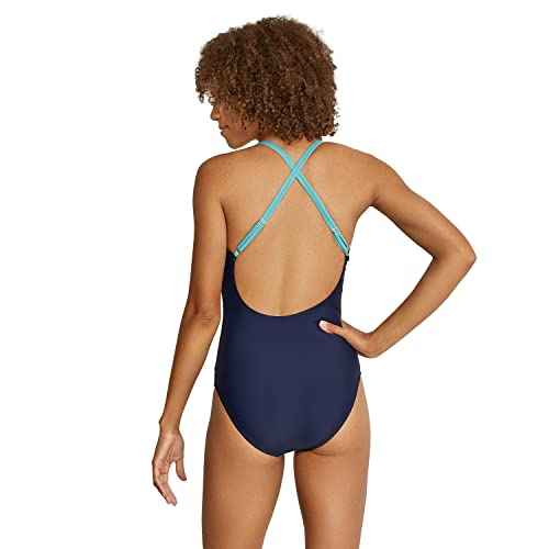 Speedo Women's Swimsuit One Piece Adjustable Crossback Contemporary Cut