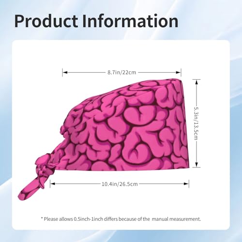 Working Cap Breathable Unisex Women Men Elastic Bandage Tie Back Hats Scrub Nursing Doctor Surgeon Cap