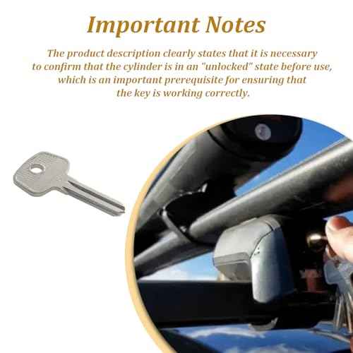 D1251 & 8007835 Key for Thule & Yakima Lock Core Removal/Change Key D1251 D1252 8007835 8531251, Universal Control Key for Roof Rack Rail Cargo Box Carrier Top Crossbars CTRL