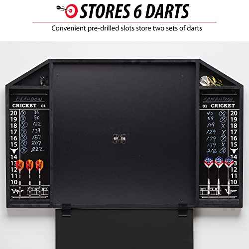 Viper by GLD Products Resolute Dart Backboard, Black