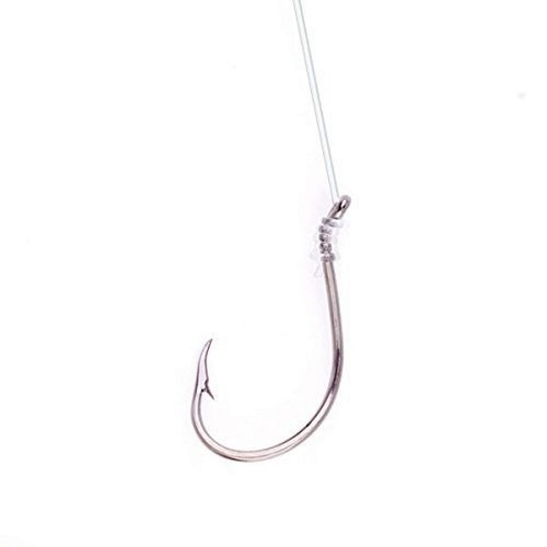 Eagle Claw 9211-7/0 SW Snelled Hooks Terminal Tackle, Dark Finish