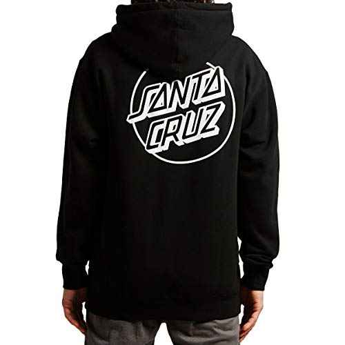 SANTA CRUZ Women's Pullover Hooded Sweatshirt Classic Dot Skate Sweatshirt