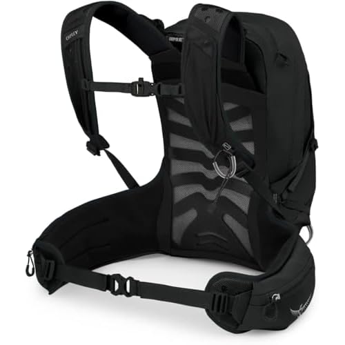Osprey Tempest 20L Women's Hiking Backpack with Hipbelt, Stealth Black, WXS/S, Extended Fit