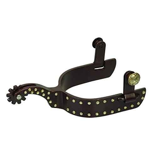 Weaver Leather Men's Dotted Accents Spurs with Replaceable Rowels