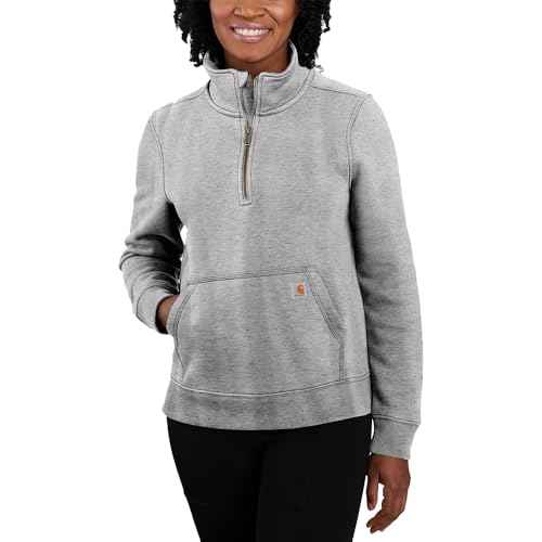 Carhartt Women's 105657 Women's Relaxed Fit Midweight Half-Zip Sweatshirt