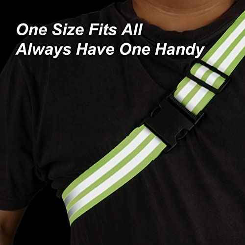 Little World Reflective Belt, Reflective Running Gear Elastic Reflective Sash