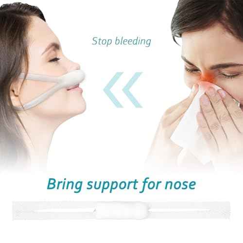 Elastic Nasal Bandage, External Nasal Bandage Elastic Bandage for use After Nasal Surgery Dressing Rack with high Nasal Absorption Capacity (10 Pieces)