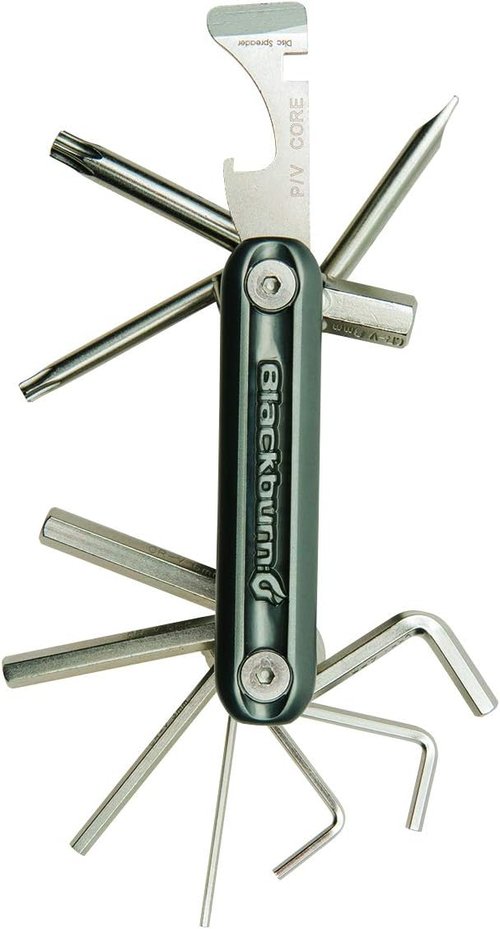 Blackburn Grid 8 Multi-Tool for Bikes - Compact Gray Bike Repair Tool