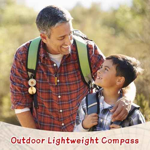 Flintronic Navigation Compass, Hiking Compass with Luminous Function, Waterproof Pocket Compass for Expedition Map Reading, Navigation, Orienteering and Survival