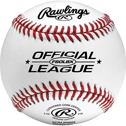 Rawlings | FLAT SEAM Practice Baseballs | FSOLBX | High School | 12 Count