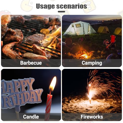 BAHASA Electric Lighter - USB Rechargeable Plasma Lighter, Windproof Flameless Lighters, Perfect for Retro Gaming Gifts, Men's Birthday Gifts