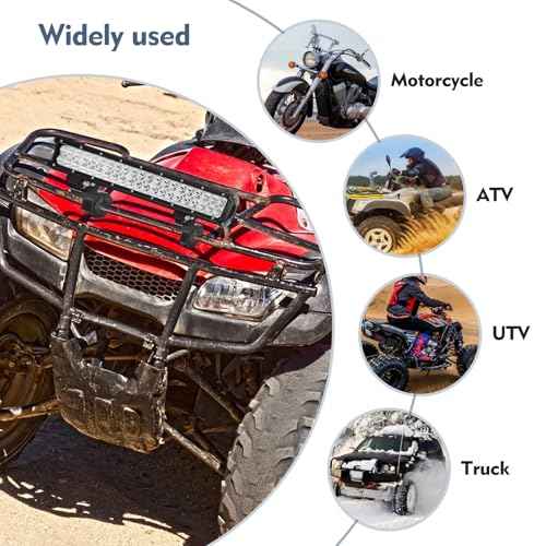 Light Bar Mounts, 2PCS Heavy Duty Clamp Kit for 0.75" 1" 1.25" Tubes, Universal Light Bar Mounting Brackets for LED Off-Road Lights, Professional LED Light Bar Mounting Brackets for ATV UTV Trucks