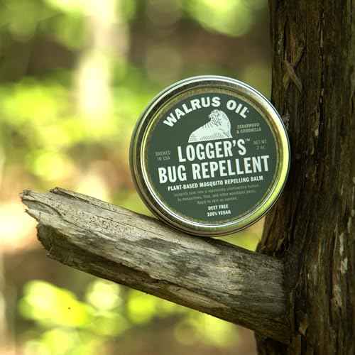 WALRUS OIL - Logger¡¯s Bug Repellent, 2 oz Plant-Based Mosquito Repelling Balm with Cedarwood & Citronella, Deet Free, 100% Vegan, Kid Safe