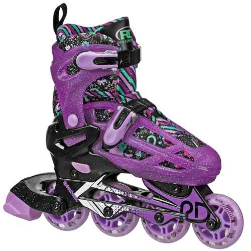 Roller Derby Falcon 2-in-1 Combo Quad and Inline Skates for Kids, Adjustable Sizing