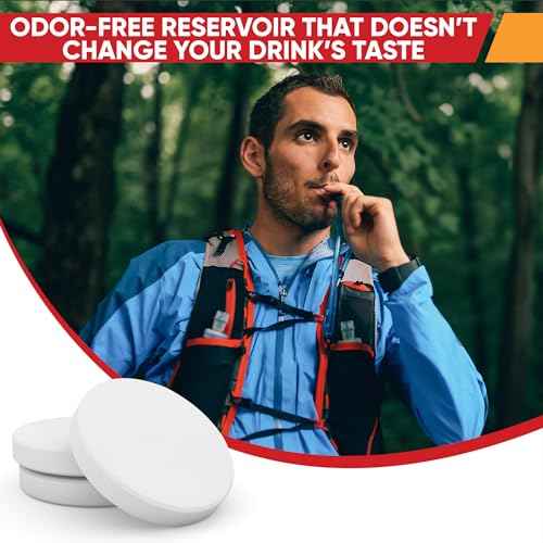 Hydration Backpack Cleaning Tablets - (36 Tablets) Great for Reservoir Pack or Hydration Bladder Kit, Individually Packed, Quickly Removes Stubborn Stains & Odors