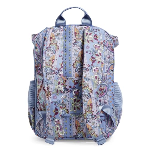 Vera Bradley Recycled Lighten Up Reactive Daytripper Backpack, Provence Paisley Stripes