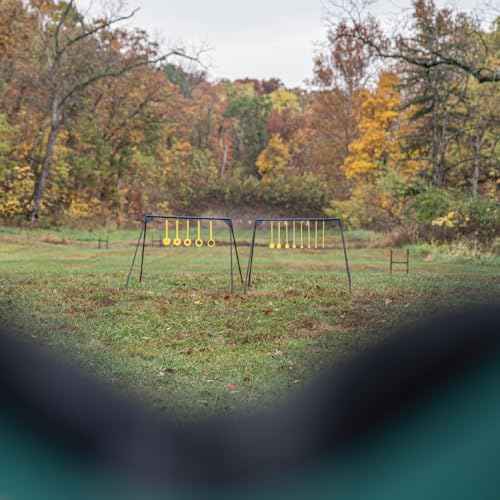 Caldwell AR500 Steel Target Kits with Target Stand, Rifle Rated, 1/4"-3/8" Steel, for Range, Practice Shooting, and Outdoors