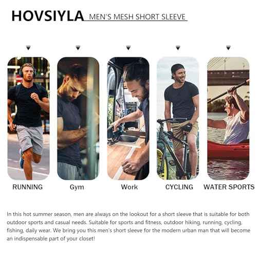 1/5 Pack Running Shirts Men Sport Tops Dry Fit Gym Wicking Athletic T Shirts Breathable Cool Workout Shirts