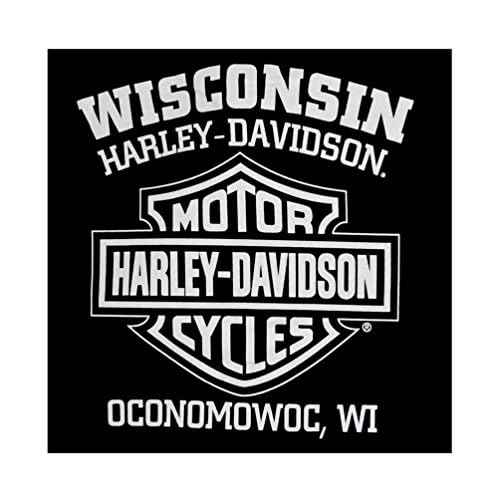 Harley-Davidson Men's Zippered Sweatshirt Jacket, Willie G Skull, Black 30296647