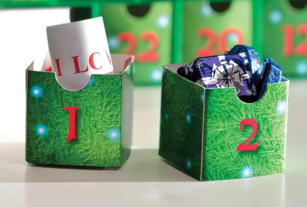Regine Switzerland Advent Calendar - O Christmas Tree Treasure Box for Holiday Countdown