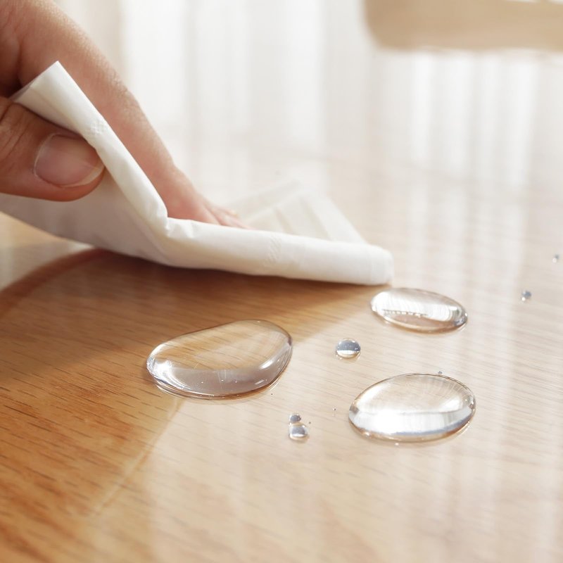 LovePads Clear Table Cover Protector, 20 x 48 Inch 2mm Thick Plastic Table Cover, Table Protector for Dining Room Table, Waterproof Dresser Cover Top for Kitchen, Coffee, Writing Desk