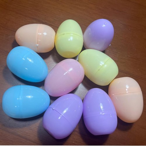 Higoala Pastel Color Easter Eggs, 48 Piece Colorful Plastic Easter Eggs,Plastic Eggs Fillable Empty for Gift Baskets or Egg Hunt