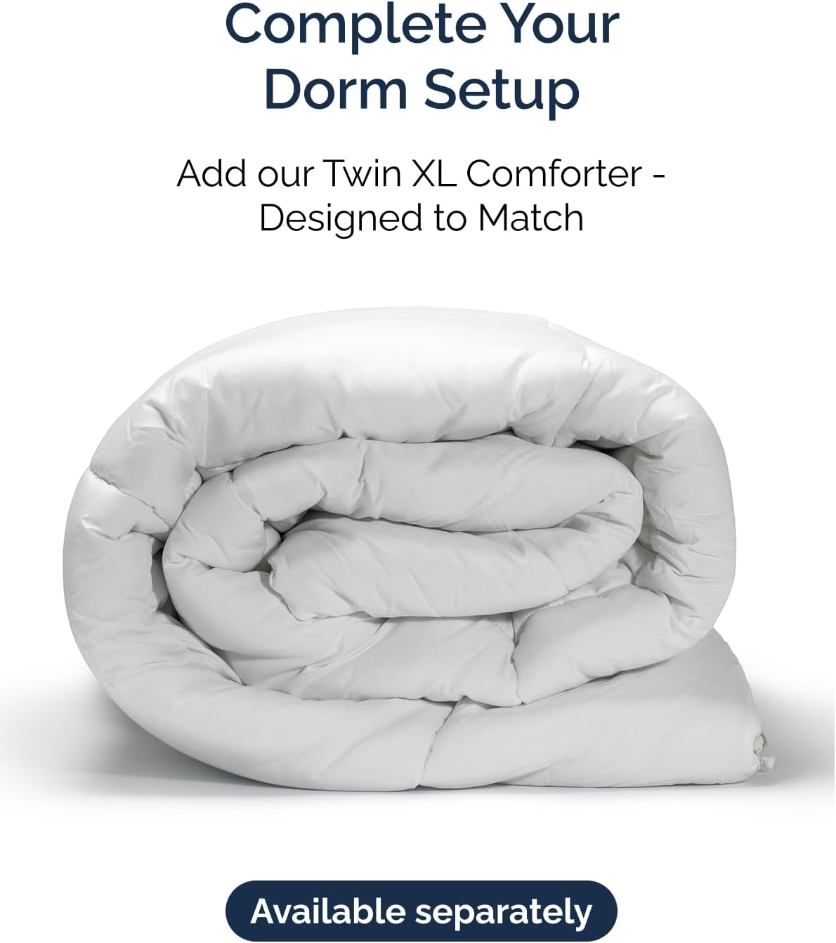 Skiennix Full XL Bed Sheet Set - 4-Piece Soft, Breathable & Cooling Bedding - Deep Pockets, Fade & Wrinkle Free - Heathered Blue