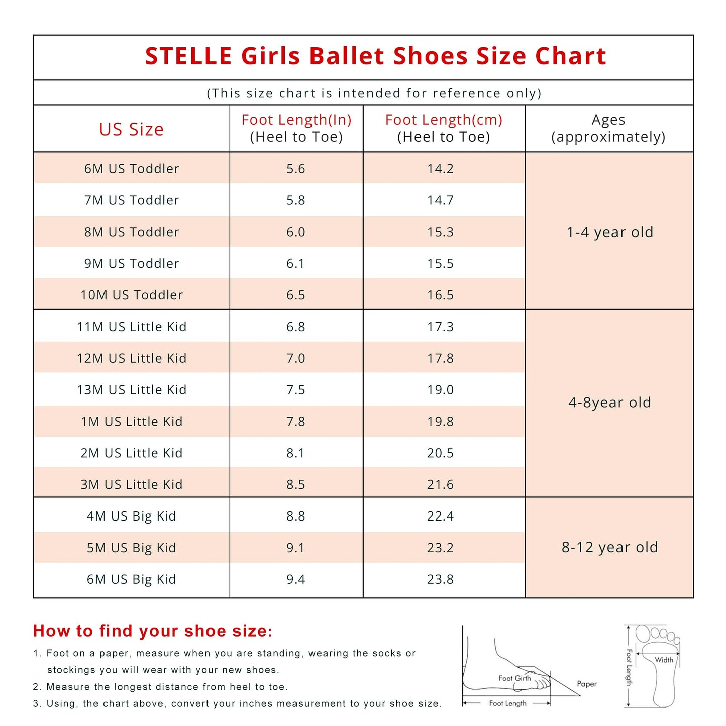 Stelle Canvas Ballet Shoes Toddler Girls Ballet Slippers No-Tie Boys Dance Shoes(Ballet Pink,11ML)