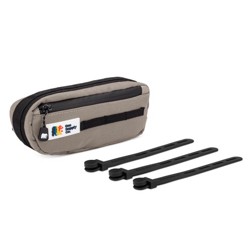 Bike Frame Bag – Waterproof Zippers and Water-Resistant Fabric, Dual Storage Compartments, Adjustable Straps – Fits All Frame Sizes, Perfect for Cycling, Commuting, and Adventure Rides (Smoke Gray)