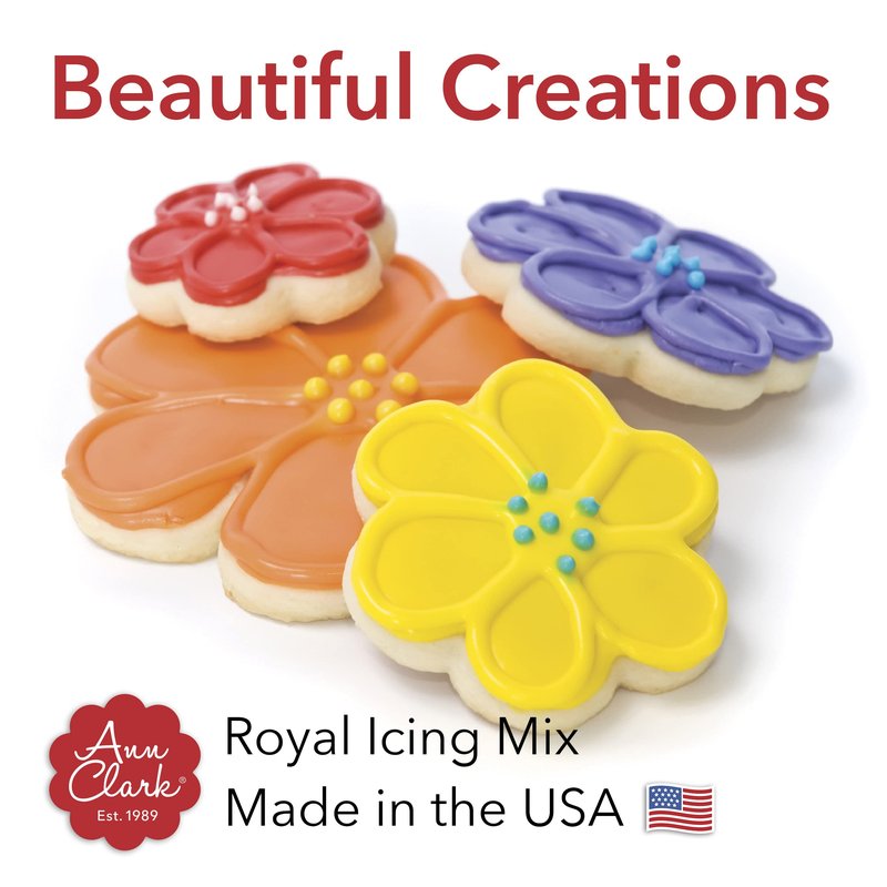 Ann Clark Royal Icing Mix Makes 2 Cups (16 oz) of Cookie Icing