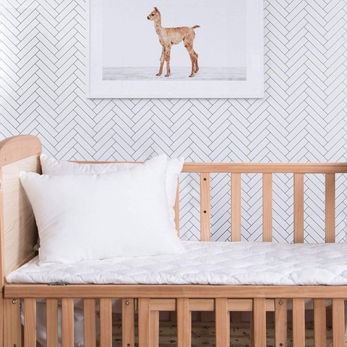 FLXXIE Small Cotton Down Alternative Pillows - Super Soft & Breathable | 2 Pack, 13x18 Inches