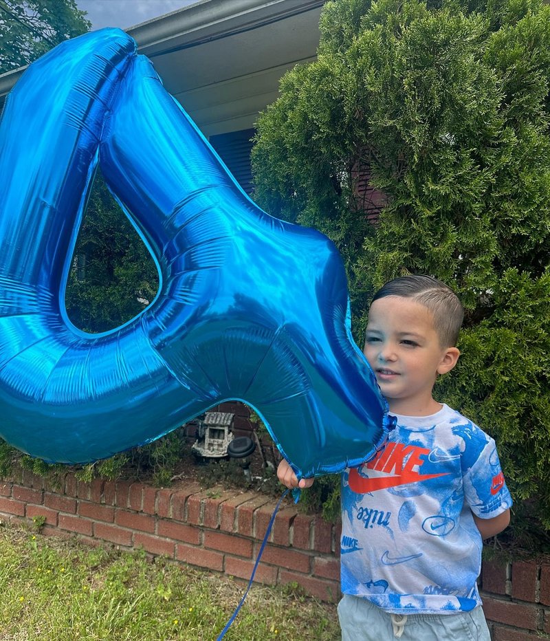 Navy Blue 4 Balloon, Number Balloon 40 Inch, 4th Blue party decorations, Four Large Numbers for Party Decor, Number 4 Balloon