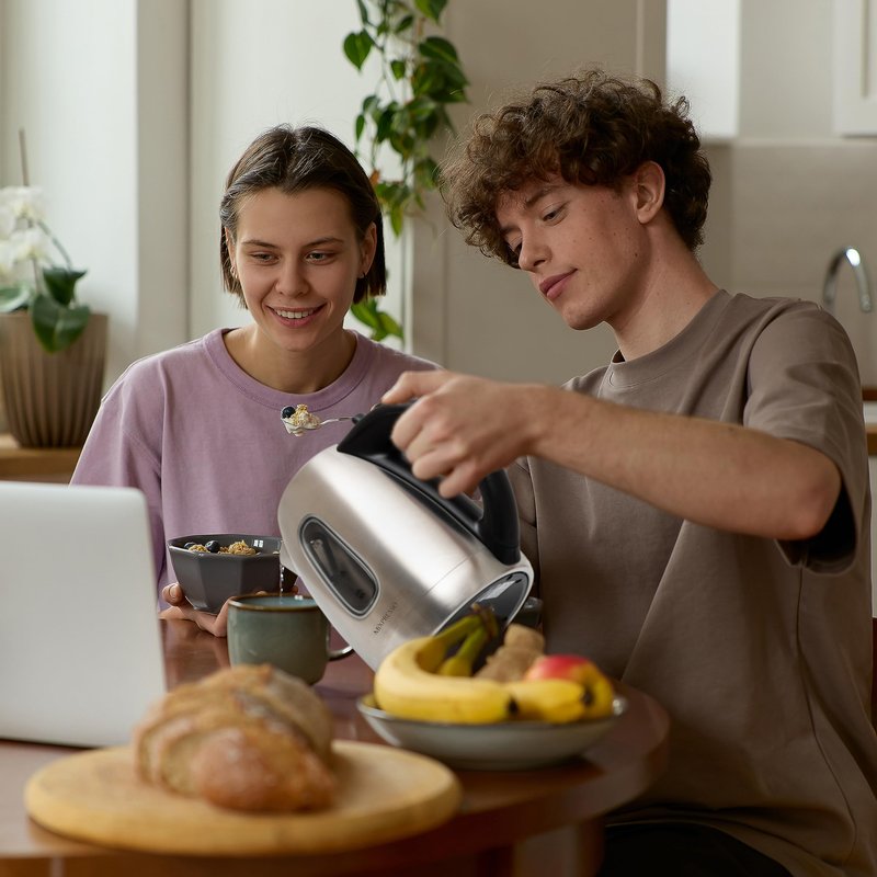 Mixpresso 1.7 Liter Stainless Steel Electric Kettle