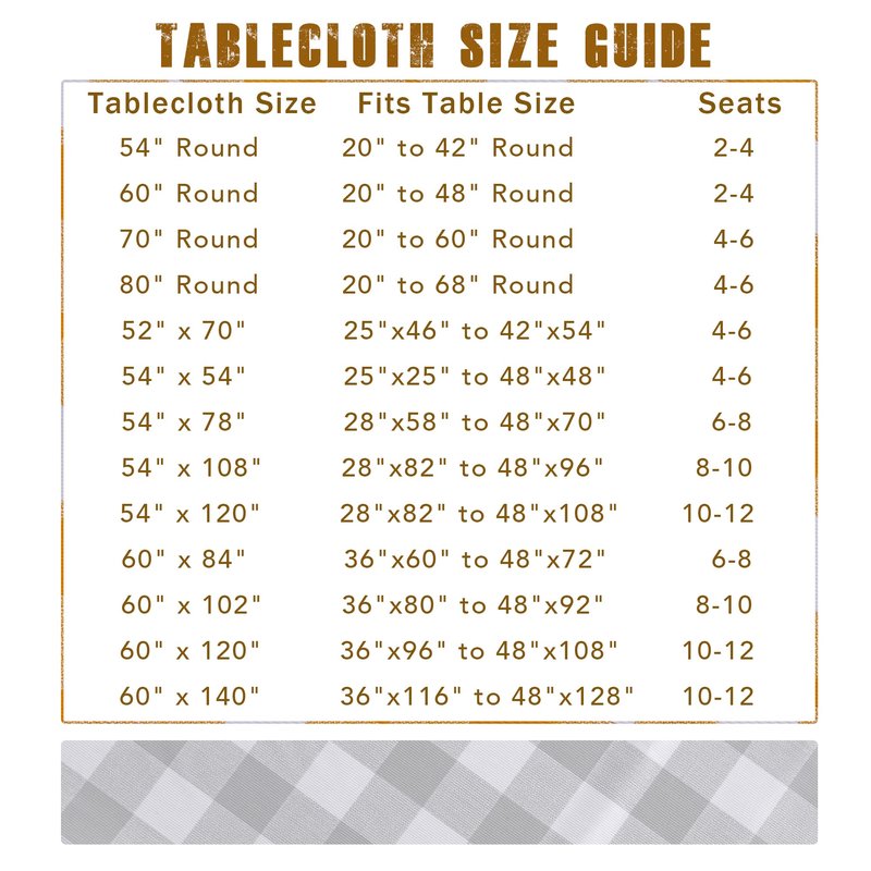 sancua Checkered Vinyl Rectangle Tablecloth 54 x 78 Inch, 100% Waterproof Oil Proof Spill Proof PVC Plaid Table Cloth, Wipe Clean Buffalo Table Cover for Dining Tables Buffet Parties, Black and White