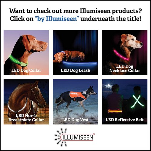 Illumiseen LED Reflective Belt Extension – Adds 19.6” for Enhanced Visibility