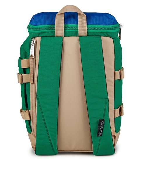 JanSport Mini Skip Pack – Compact Backpack with Main Compartment, Side Water Bottle Pocket, and Zippered Accessory Pocket, Jelly Kelly