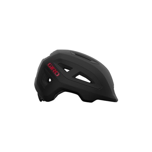 Giro Scamp II Youth Bike Helmet - Matte Black/Red - Size S (49?53 cm)