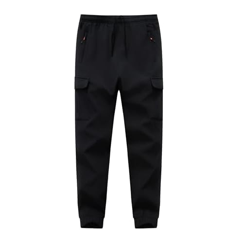 Boys Girls Snow Pants Waterproof Fleece Lined Ski Pants Kids Winter Hiking Pants