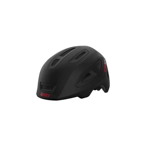 Giro Scamp II Youth Bike Helmet - Matte Black/Red - Size S (49?53 cm)