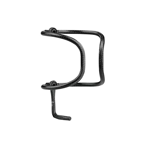Topeak Feza Cage R10 Road ? Tubular Carbon Fiber Water Bottle Cage, Ultra-Light 10g, Matte Black Finish, Includes Bolts & Bottle Glide