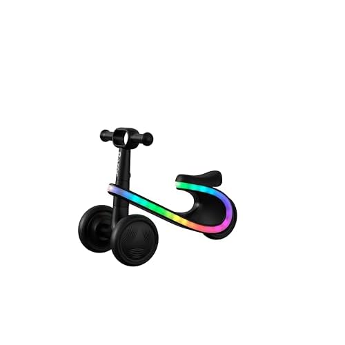 Razor Lightwave Baby & Toddler Balance Bike ? 3 Wheel Seated Scooter for Ages 12?30 Months, Balance Bike 1 Year Old, Baby¡¯s First Bike with Multicolor LED Lights, Tool-Free Assembly