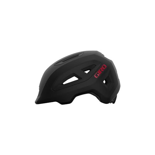 Giro Scamp II Youth Bike Helmet - Matte Black/Red - Size S (49?53 cm)