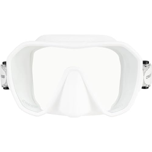 Cressi Adult Frameless Diving Mask - Wide View Mono Lens - Low Internal Volume - Pure Soft Silicone - Z2S: Designed in Italy by Cressi