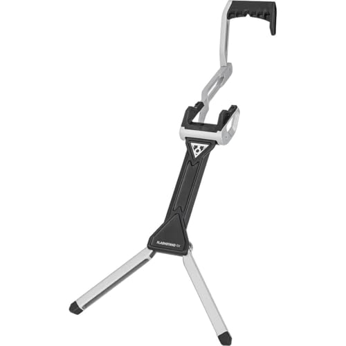 Topeak FlashStand RX Portable Bike Stand ? Compact Folding Aluminum Tune-Up & Display Stand for Road Bikes up to 700 x 38C ? Lightweight Maintenance & Storage Solution