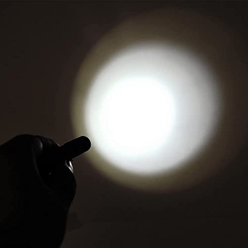 MODOAO Ultra Slim Portable 900LM Mini LED Flashlight Belt Clip Pen Light Tactical Torch 9 cm (1 Pack)