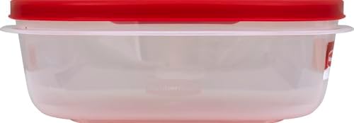 Rubbermaid Easy Find Lids - 9 Cup Food Storage Container in Racer Red | Airtight & Stackable