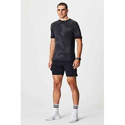 Fabletics Men's The One Short (Unlined), Training, Swimming, Lightweight, Quick-Dry, Zip Pocket, Stretch Woven
